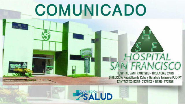 COMUNIDADO - HOSPITAL SAN FRANCISCO PJC 