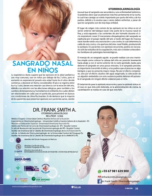 SANGRADO NASAL EN NIÑOS